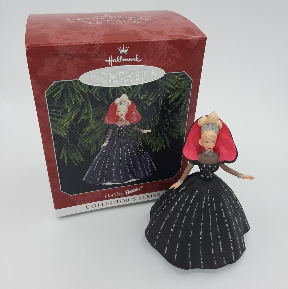 Holiday Barbie Hallmark Keepsake Ornament 6th 1998